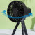 Zhongfu New Octopus Tripod Electric Fan Automatic Rotating Small Fan USB Desktop Stroller Small Fan