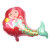 New Large Mermaid Aluminum Balloon Party Decoration Toy Aluminum Foil Aluminum Coating Ball Wholesale