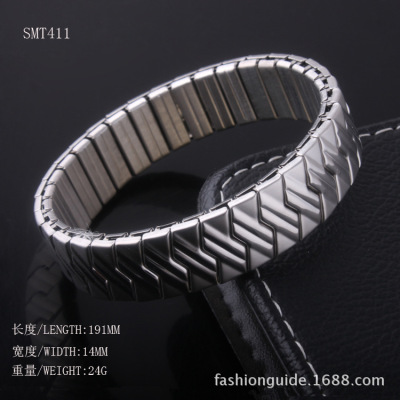 Hot Sale Warranty Men's and Women's Stainless Steel Bracelet Titanium Steel Bracelet Men and Women Couple Accessories Valentine's Day Gift