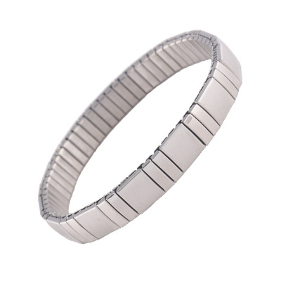 Personalized Men's Titanium Steel Jewelry Stainless Steel Bracelet Elastic Bracelet Fashion Ornament Wholesale