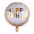 18-Inch Happy Birthday Aluminum Balloon Baby Full-Year Birthday Party Deployment and Decoration Balloon Wholesale Balloon