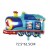 New Train Aluminum Balloon Tank Police Car Fire Truck Ambulance School Bus Vehicle Aluminum Foil Balloon