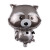 New Animal Raccoon Fox Hedgehog Aluminum Film Balloon Cartoon Animal Aluminum Foil Balloon Wholesale Party Decoration