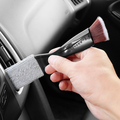 Car Air Conditioner Air Outlet Cleaning Brush Supplies Soft Brush Dust Removal Brush Multifunctional in the Car Interior Cleaning Tools