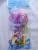 Lovely rubber drinking straw with pvc cartoon design