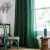 Curtain Finished Green Christmas Gilding Wind Chimes Small Window Kitchen Curtain Half Shade Bay Window