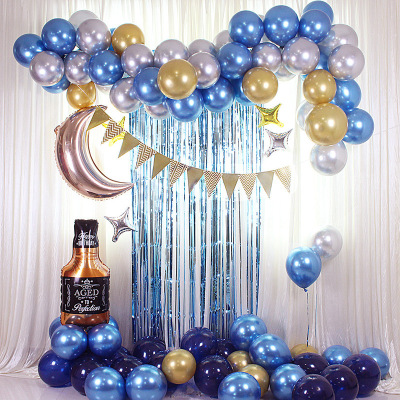 Whisky Bottles Metallic qi qiu lian Birthday Suit, Birthday Party Background Wedding Decoration