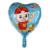 New 18-Inch round Pig Man Aluminum Balloon Year of Pig Adorable Cartoon Little Pig Aluminum Balloon Wholesale
