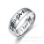 European and American New Family Warm Couple Titanium Steel Ring Love Mom Son Daughter Factory Direct Sales