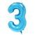 New 40-Inch Digital Aluminum Balloon Gradient Color Birthday Decoration Wedding Party Children's Toys Wholesale