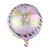 New round 18-Inch Happy Birthday Aluminum Foil Balloon Birthday Party Decoration Balloon Wholesale