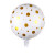 New 18-Inch round Dotted Happy Birthday Aluminum Foil Balloon Wholesale Birthday Party Decoration