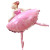 Cartoon Shape Large Ballet Girl Aluminum Balloon Birthday Party Decoration Dancing Girl Balloon Wholesale