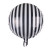 New 18-Inch Black and White Striped Plaid round Aluminum Balloon Baby Party Arrangement Aluminum Foil Helium Balloon Wholesale
