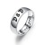 European and American New Family Warm Couple Titanium Steel Ring Love Mom Son Daughter Factory Direct Sales