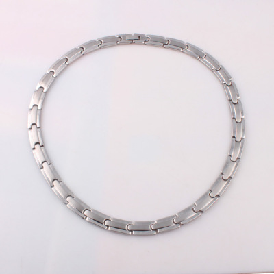 Stainless Ornament Titanium Health Care Necklace Functional Necklace Germanium Collar Ornament 2090
