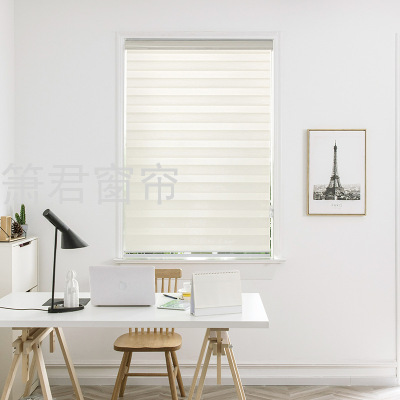 Factory Direct Sales Curtain Louver Curtain Shutter Shading Curtain Soft Gauze Curtain Office Curtain Foreign Trade Customization