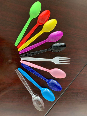 Disposable Plastic Knife, Fork and Spoon, Plastic Tableware