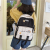 College Style Leisure All-Matching Backpack Student Schoolbag Junior and Senior High School Sports 6221#