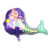 New Large Mermaid Aluminum Balloon Party Decoration Toy Aluminum Foil Aluminum Coating Ball Wholesale