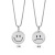 Hot Selling TikTok Same Rotating Ornament Stainless Steel Smiley Necklace Wholesale
