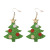 Christmas Tree Earrings Felt Christmas Ornaments Headdress Super Fairy Long Plush Earrings Earrings AliExpress Cross-Border