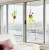 Sk7044 + Ay7257 Window Decoration Stickers Wall Sticker Creative Glass Sticker Window Flower Sliding Door Window