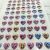 Officially Authorized Cartoon Acrylic Diamond Paste Gem Sticker Heart-Shaped 10mm round Diamond Sticker DIY Phone Stickers