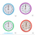 65mm Hour Crafts Hour Crystal Hour Resin Craft Frame Inlaid Clock Accessories Movement,