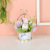 Nordic Fresh Hydrangea Potted Living Room and Dining Table Decoration Decoration Bow Flower Stand Elysee Factory Supply