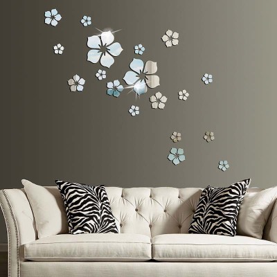 3d Stereo Acrylic Mirror Sticker Living Room Bedroom Bathroom Wall Tile Waterproof Stickers Self-Adhesive Decorative Sticker