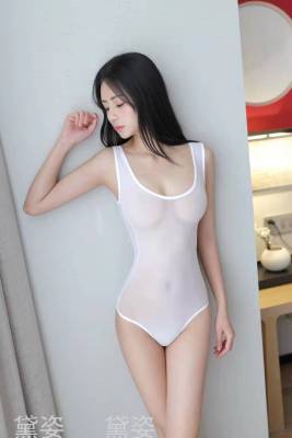 Daizi New Swimsuit Close-Fitting and Slim-Fitting Underwear Stockings Triangle Crotch Open Jumpsuit Sleeveless and Sleeve Optional