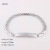 New Stainless Steel Curved Bracelet Titanium Ornament Women's Bracelet Mixed Batch Fashion Ornament Wholesale 354