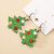 Christmas Tree Earrings Felt Christmas Ornaments Headdress Super Fairy Long Plush Earrings Earrings AliExpress Cross-Border