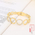 Internet Hot Titanium Steel No Fading Rose Gold Bracelet Female Simple Opening Ins Special-Interest Design High Sense Bracelet