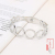 Internet Hot Titanium Steel No Fading Rose Gold Bracelet Female Simple Opening Ins Special-Interest Design High Sense Bracelet