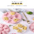 7-Piece Cute Silicone Rice Pudding Mold Steamed Sponge Cake Cake Supplementary Food Box Plaster Epoxy Candle Aromatherapy Silicone Mold