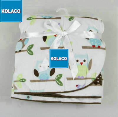 Wholesale polyester printed polar fleece baby flannelbaby slKOLACO
