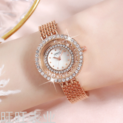 New Women's Luxury Bracelet Watch Diamond Case Ball Quicksand Marble Simple Fashion Steel Strap Women's Watch