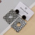 Personalized Black and White Plaid Striped Earrings Exaggerated Acrylic Ear Ring Korean Ornament Korean Style N Earrings