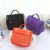 Korean Style Cationic Solid Color Wash Bag Portable Cosmetics Storage Bag Travel Storage Bag Customizable Logo