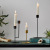 Nordic Instagram Style Wrought Iron Porous Candlestick Desktop Decoration Candlelight Dinner Props Household Porous Candlestick Small Ornament