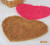 Shida Cute Heart Shape Chenille Coral Fleece Carpet Mat/Bedroom Bedside Blanket/Door Mat Can Be Customized