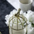 INS Light Luxury Iron Succulent Flower Pot Gold-Plated Bird Cage Iron Frame Vase Nordic Gold Iron Ceramic Hydroponic Flowerpot