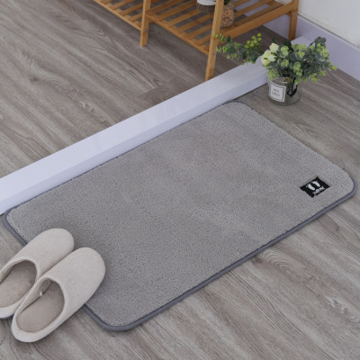 Cross-Border Super Soft Bathroom Absorbent Non-Slip Floor Mat Home Entrance Bathroom Step Mat Carpet Custom Delivery