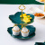 Home Living Room Creative Cherry Blossom Ceramic String Disk Five Fruit Dessert Stand Wedding Banquet Dried Fruit Snack Multi-Layer Fruit Plate Amazon