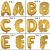 16-Inch 32-Inch Letter Aluminum Foil Balloon Copper Gold ..