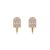 2021 Summer New Lollipop Ice Cream Stud Earrings 18K Gold Color Protection Ornament Ins Wind Net Red Earrings