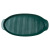 Homemade Underglaze Ceramic Binaural Oval Dish Large 12-Inch Steamed Fish Plate Sushi Baking Tray Foreign Trade