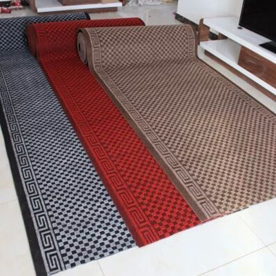 Factory Wholesale Office Square Indoor Carpet PVC Floor Mat Hotel Corridor Non-Slip Mat Absorbent Door Mat Mat